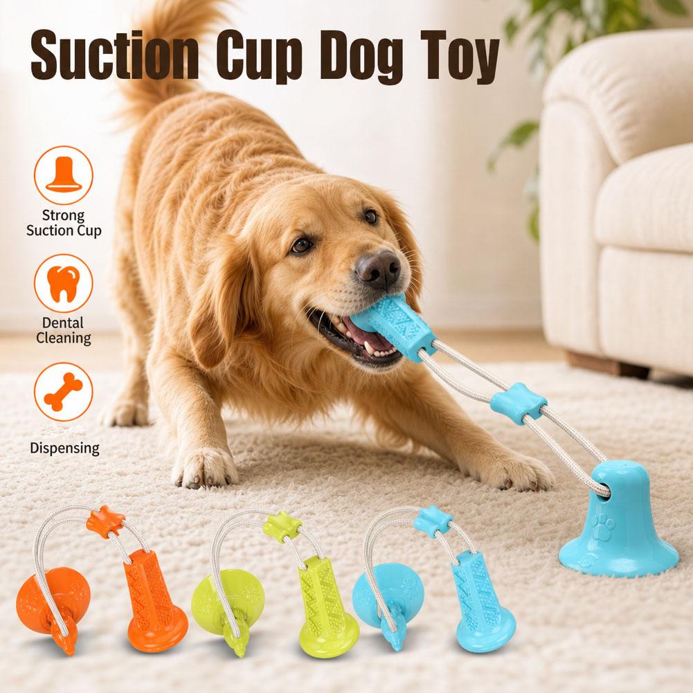 Suction Cup Dog Tug Toy - Giocattolo da masticare per cani con