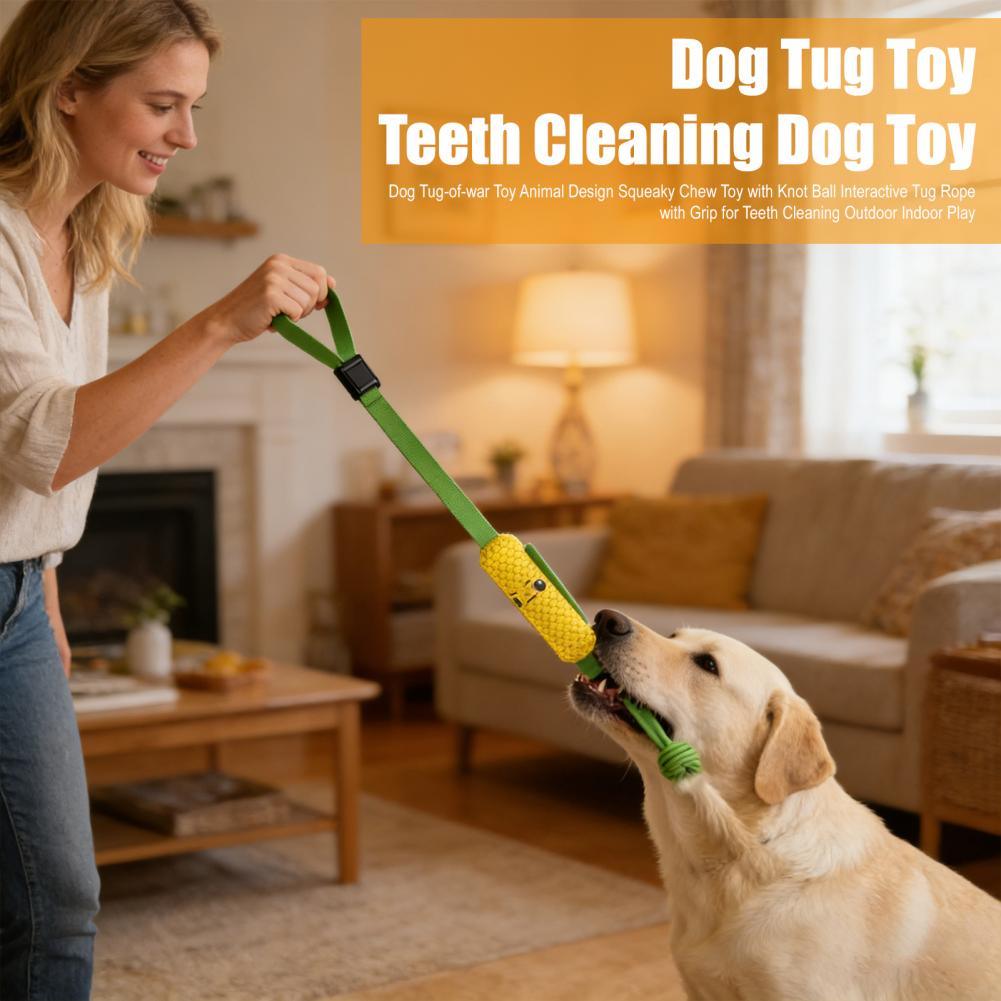 Suction Cup Dog Tug Toy - Giocattolo Interattivo per Cani a Forma