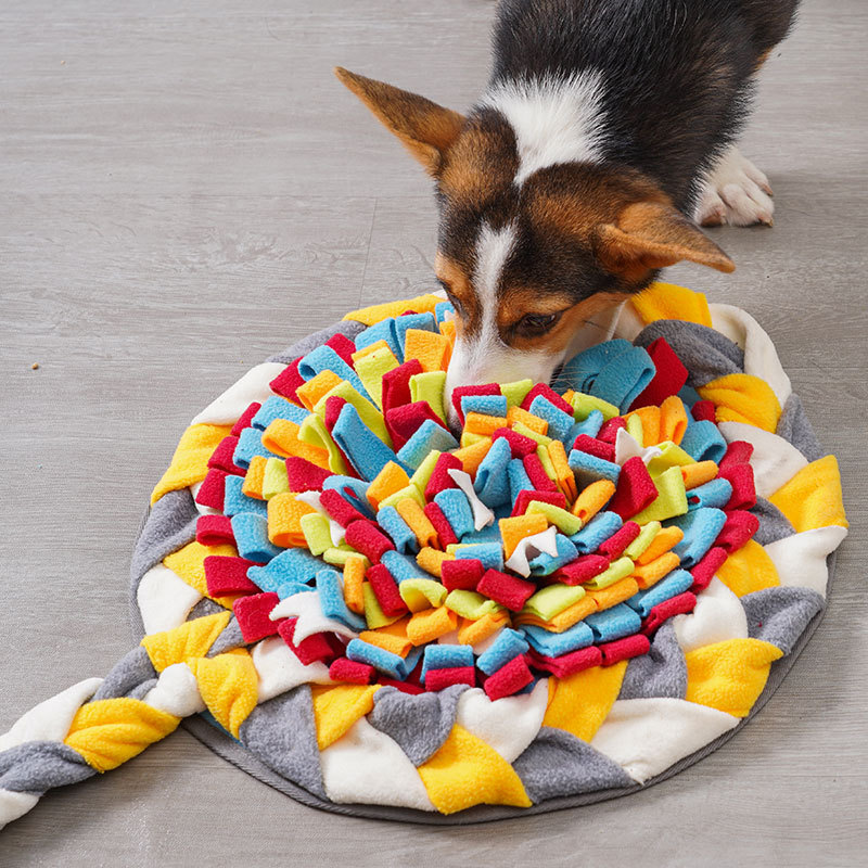 Dog Puzzle Feeder Toy - Tappetino da fiuto per cani, giocattolo