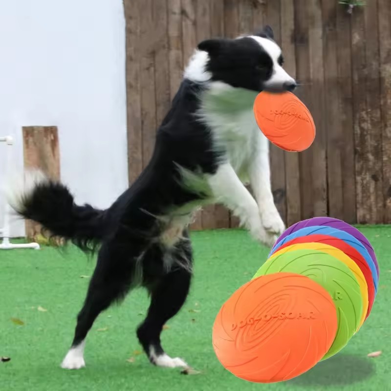 Flying Disc Dog Training Toy - Giocattolo Interattivo a Forma di Disco