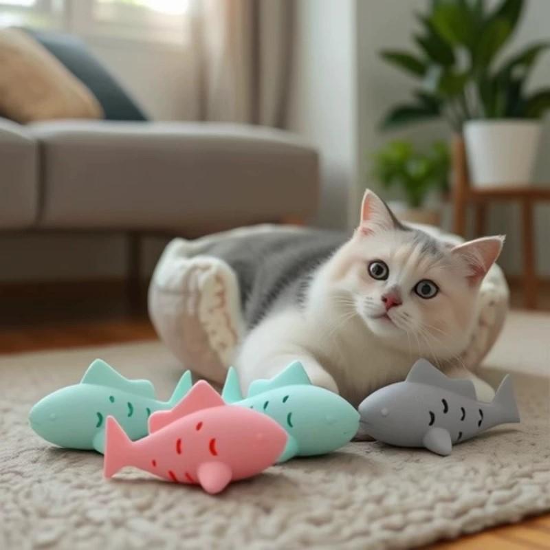 Rubber Treat Dispensing Dog Toy - Giocattolo interattivo per gatti e cani,