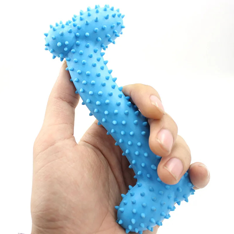 Giocattolo per Cani in Gomma T - Teeth Cleaning Dog Chew Bone recensione e prezzo