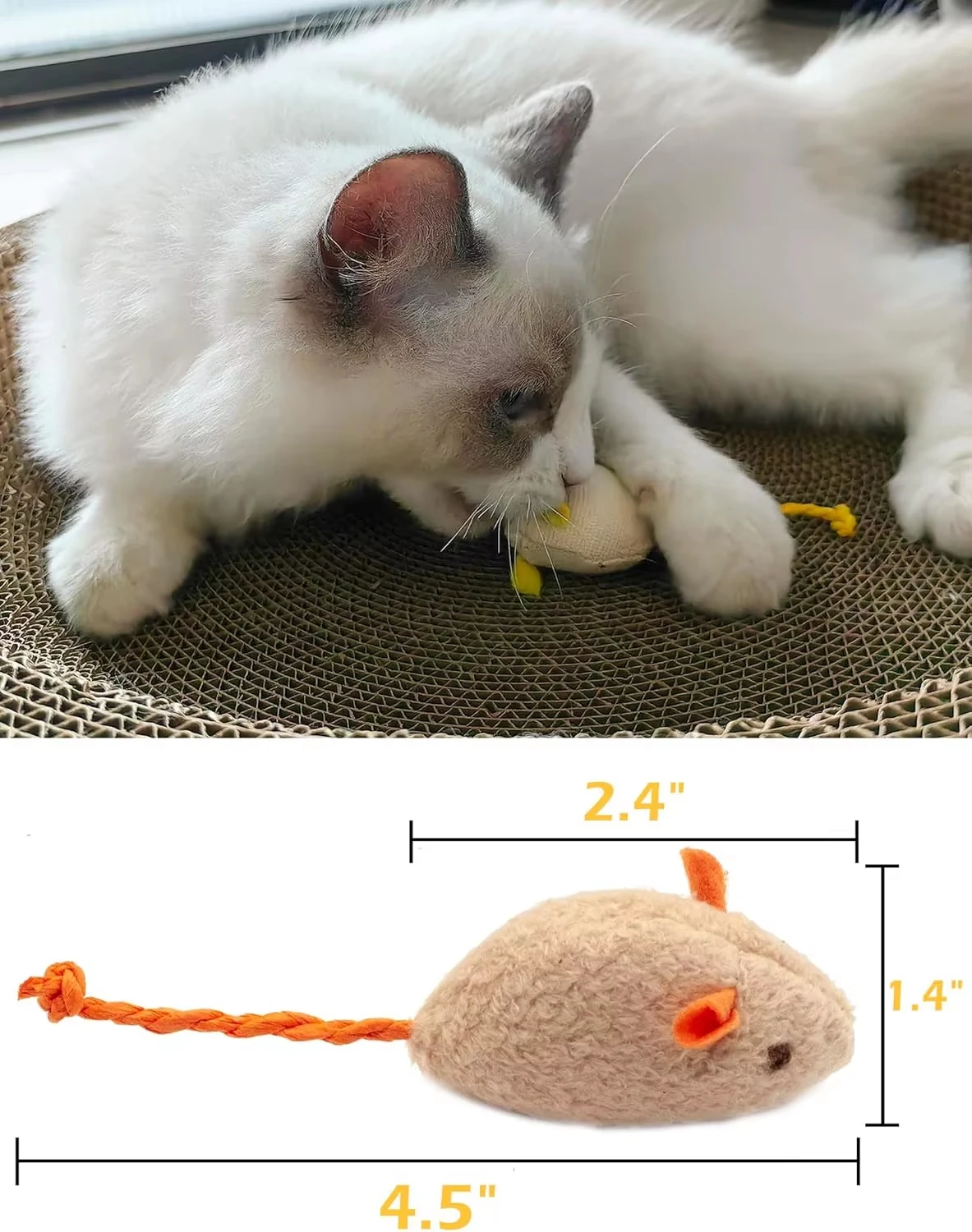 5 Pezzi Giocattoli Interattivi - Catnip Interactive Plush Mouse recensione e prezzo
