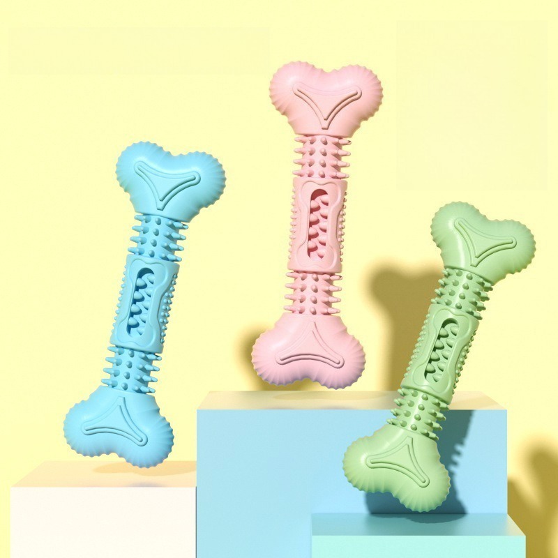 Nuovo Set di Giocattoli Resist - Teeth Cleaning Dog Chew Bone recensione e prezzo
